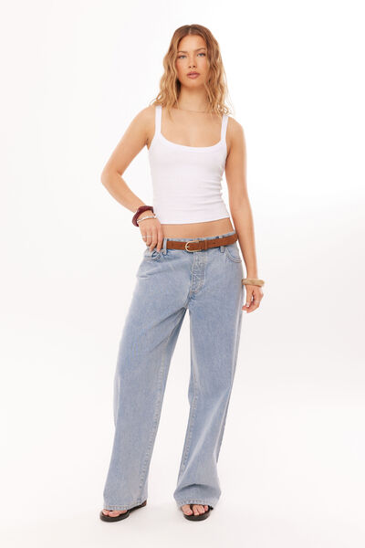 Low Slung Baggy Jean, PRETTY BLUE