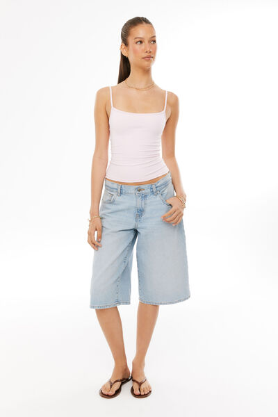 Low Rise Denim Jort, LONG ISLAND BLUE