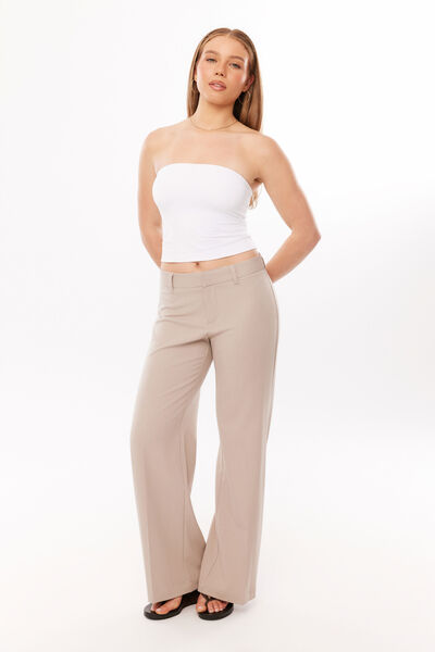 Skylar Tailored Pant, BEIGE MARLE