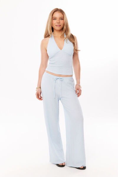 Avani Textured Top, DAYLIGHT BLUE